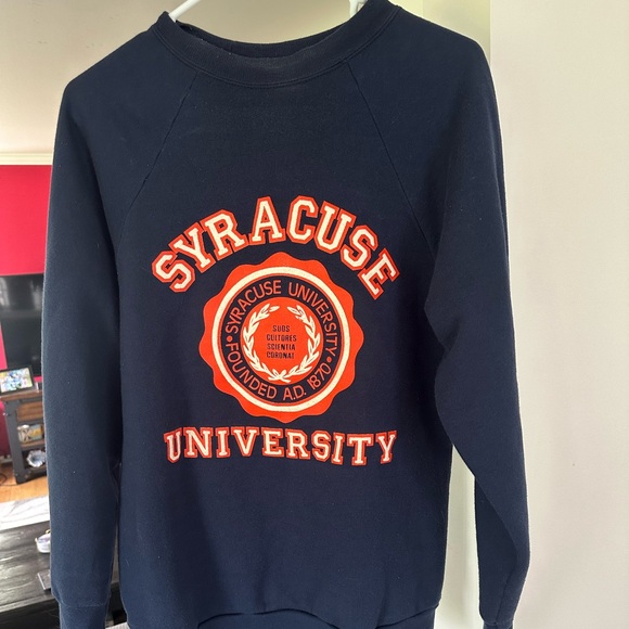 Vintage 90s Syracuse University crewneck sweatshirt - Picture 2 of 7